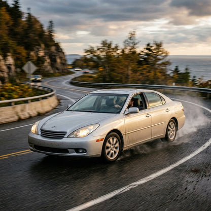 Action Shot: Lexus ES Driving Fast
