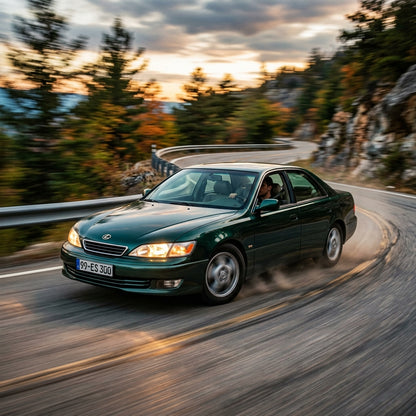 Action Shot: Lexus ES Driving Fast