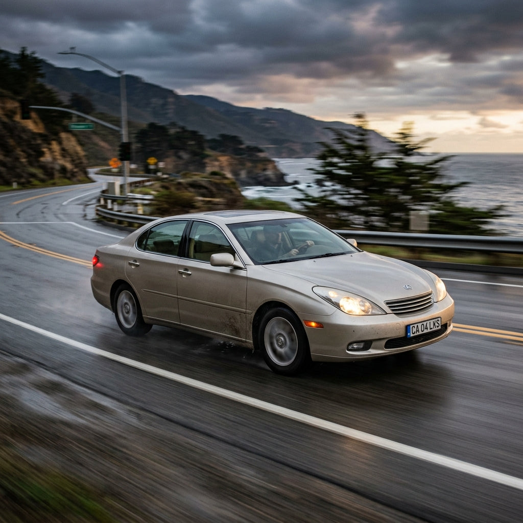 Action Shot: Lexus ES Driving Fast