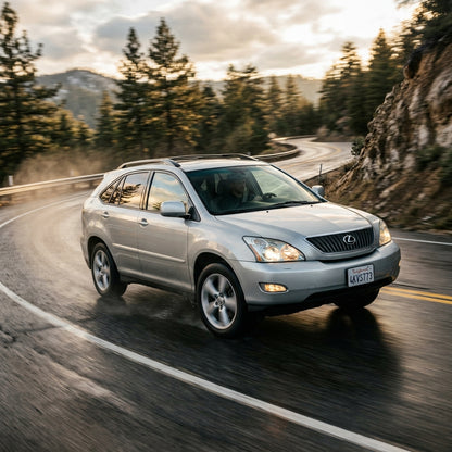 Action Shot: Lexus ES330,RX330 Driving Fast
