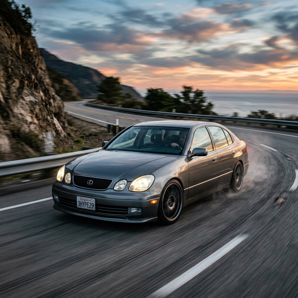 Action Shot: Lexus GS Driving Fast