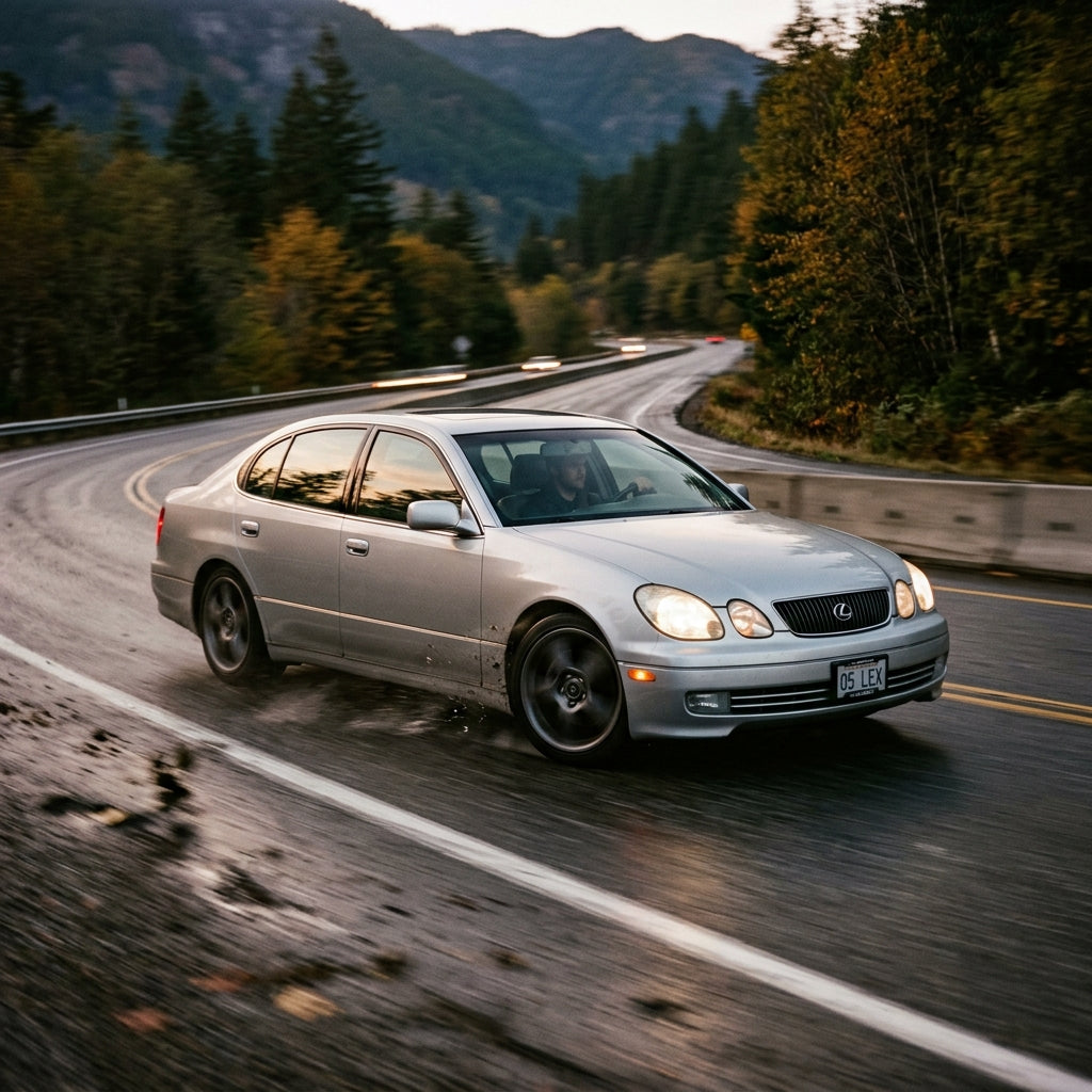 Action Shot: Lexus GS Driving Fast