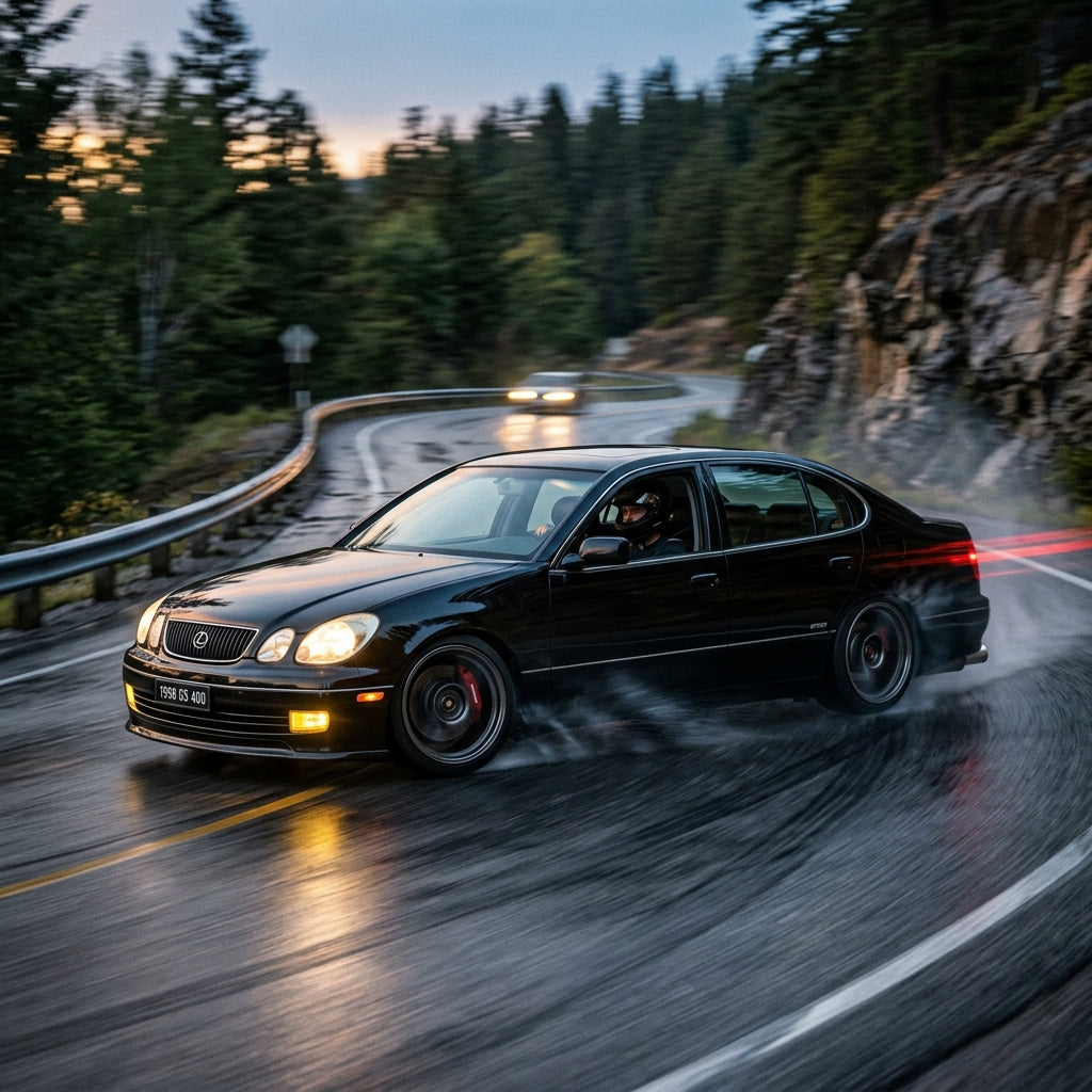 Action Shot: Lexus GS Driving Fast