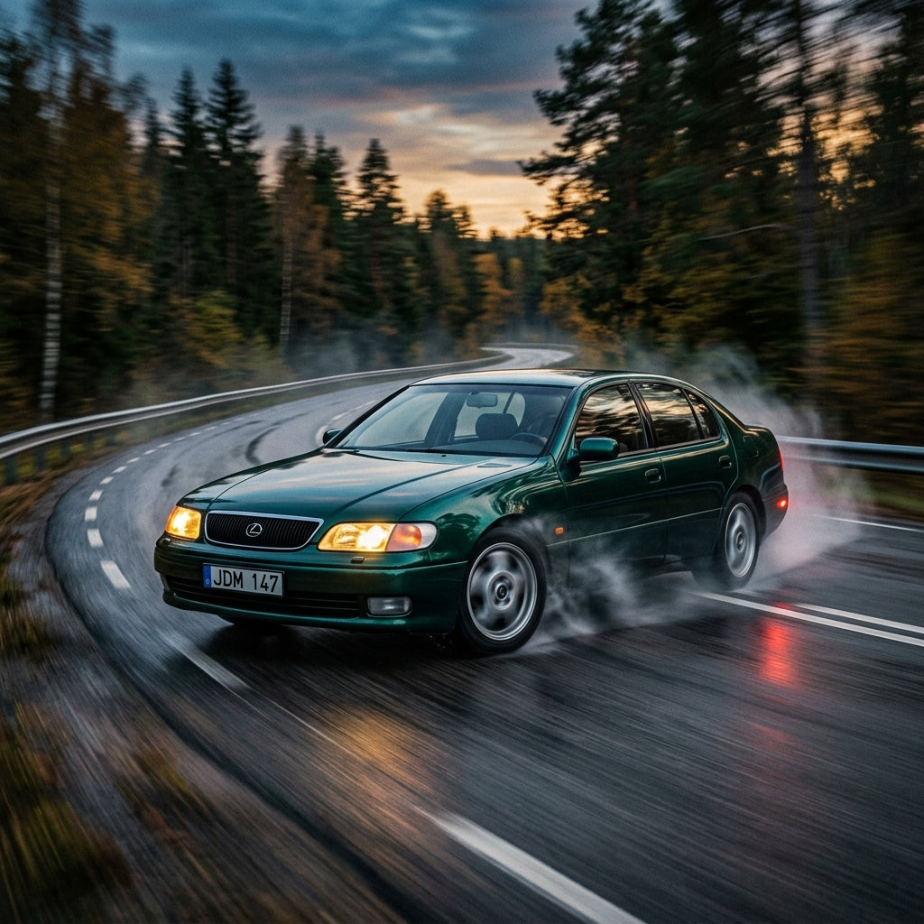 Action Shot: Lexus GS Driving Fast