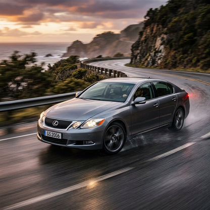 Action Shot: Lexus GS Driving Fast
