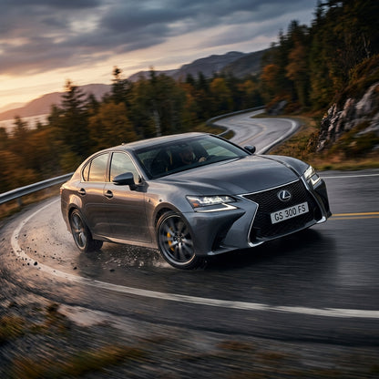 Action Shot: Lexus GS300 Driving Fast
