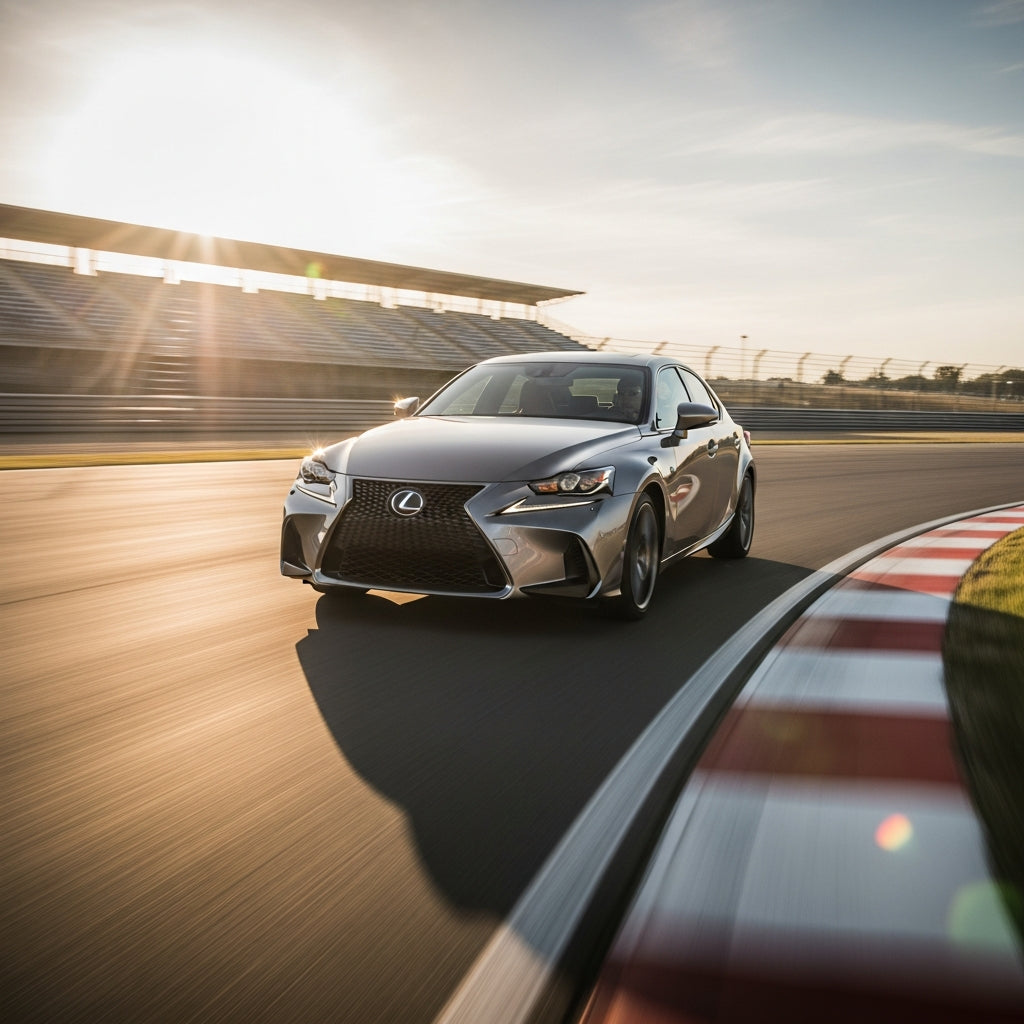 Action Shot: Lexus IS Driving Fast