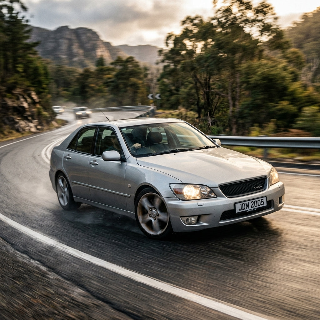 Action Shot: Lexus IS Driving Fast