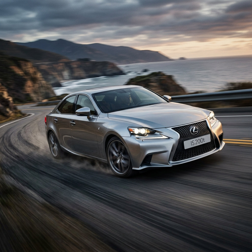 Action Shot: Lexus IS200t Driving Fast
