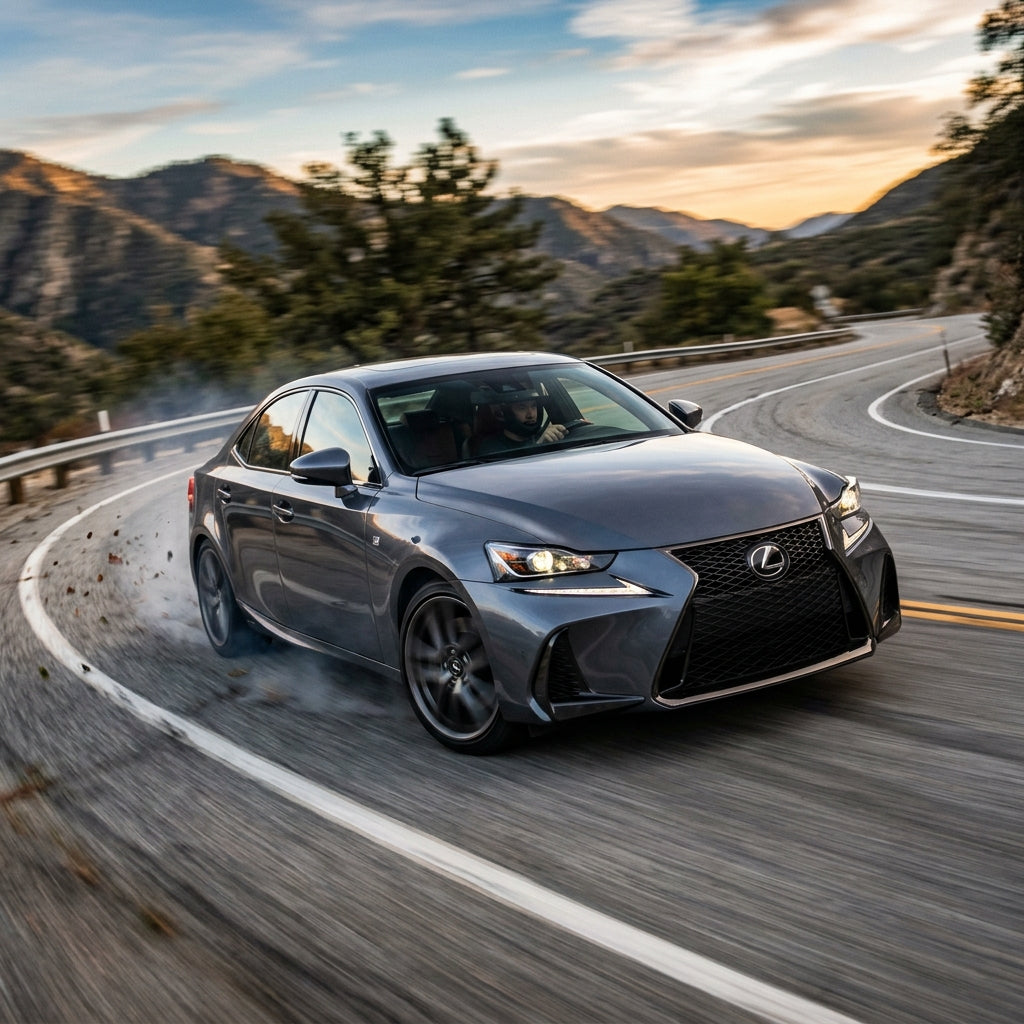 Action Shot: Lexus IS300 Driving Fast