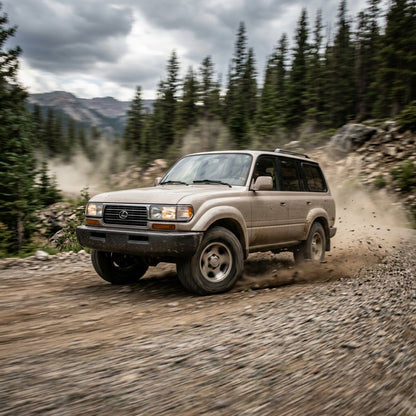 Action Shot: Lexus LX Driving Fast