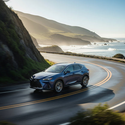 Action Shot: Lexus NX Driving Fast