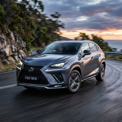 Action Shot: Lexus NX300 Driving Fast
