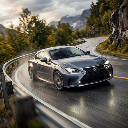 Action Shot: Lexus RC200t Driving Fast