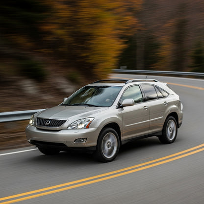 Action Shot: Lexus RX Driving Fast