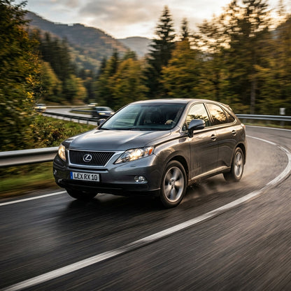 Action Shot: Lexus RX Driving Fast