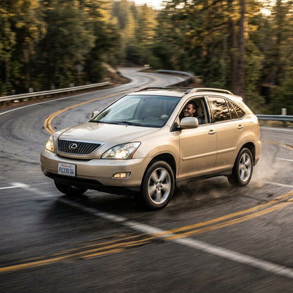Action Shot: Lexus RX Driving Fast