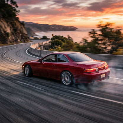Action Shot: Lexus SC Driving Fast