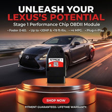 Stage 1 Performance Chip for Lexus - Boost HP & Torque | OBD2 Plug & Play Module