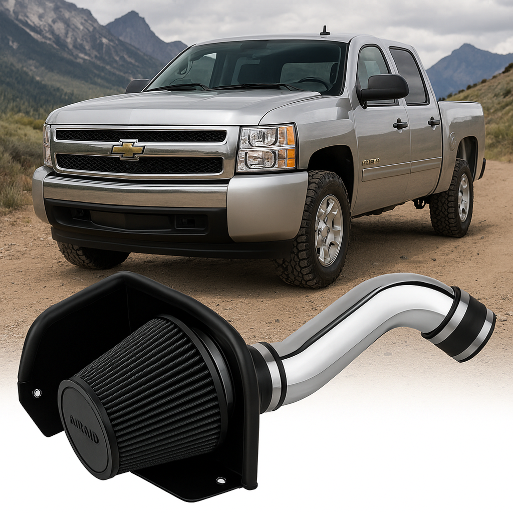 Cold Air Intake for GMC Chevy Cadillac SUV / Pickups (2007-2008) 4.8L 5.3L 6.2L V8 Engines