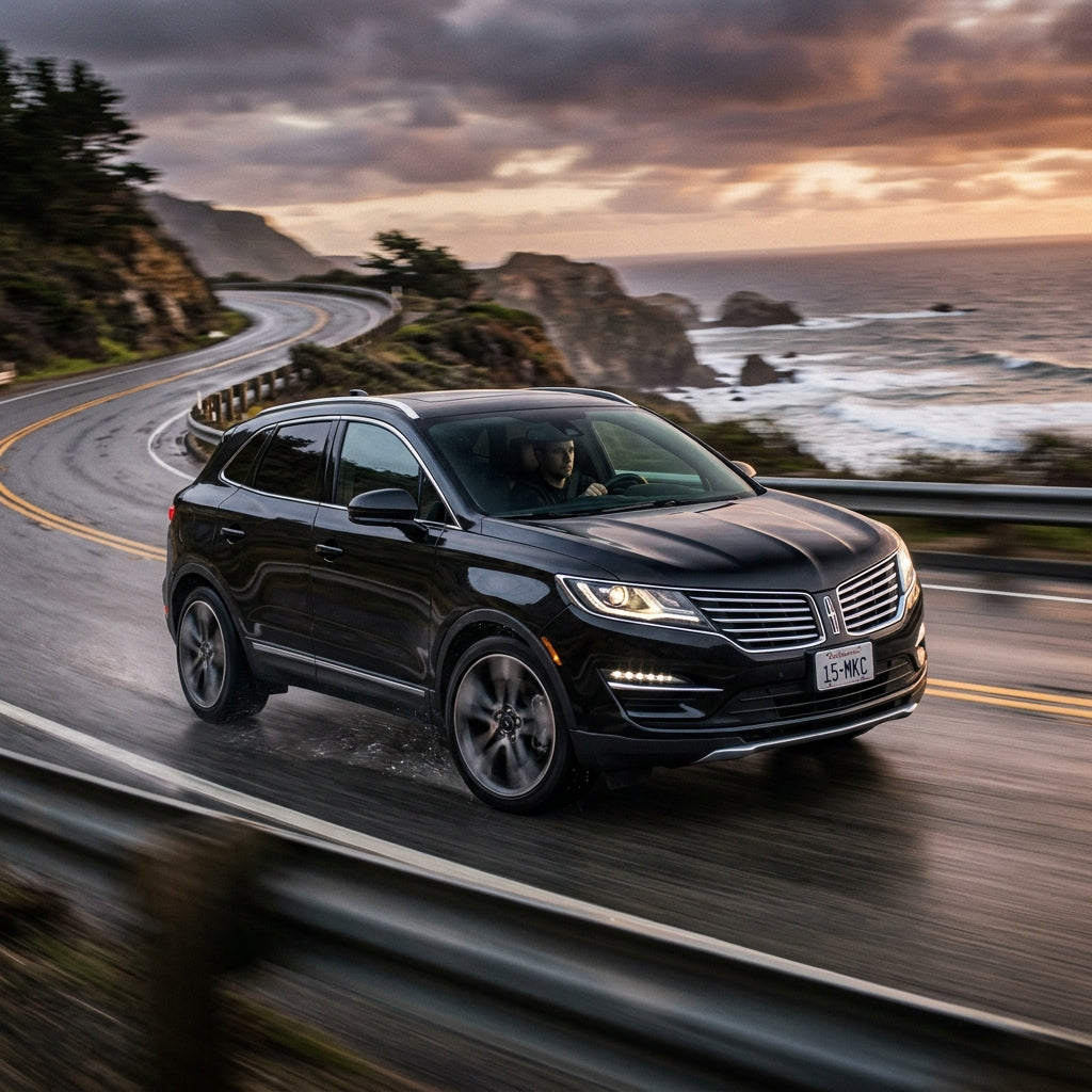 Action Shot: Lincoln MKC Driving Fast