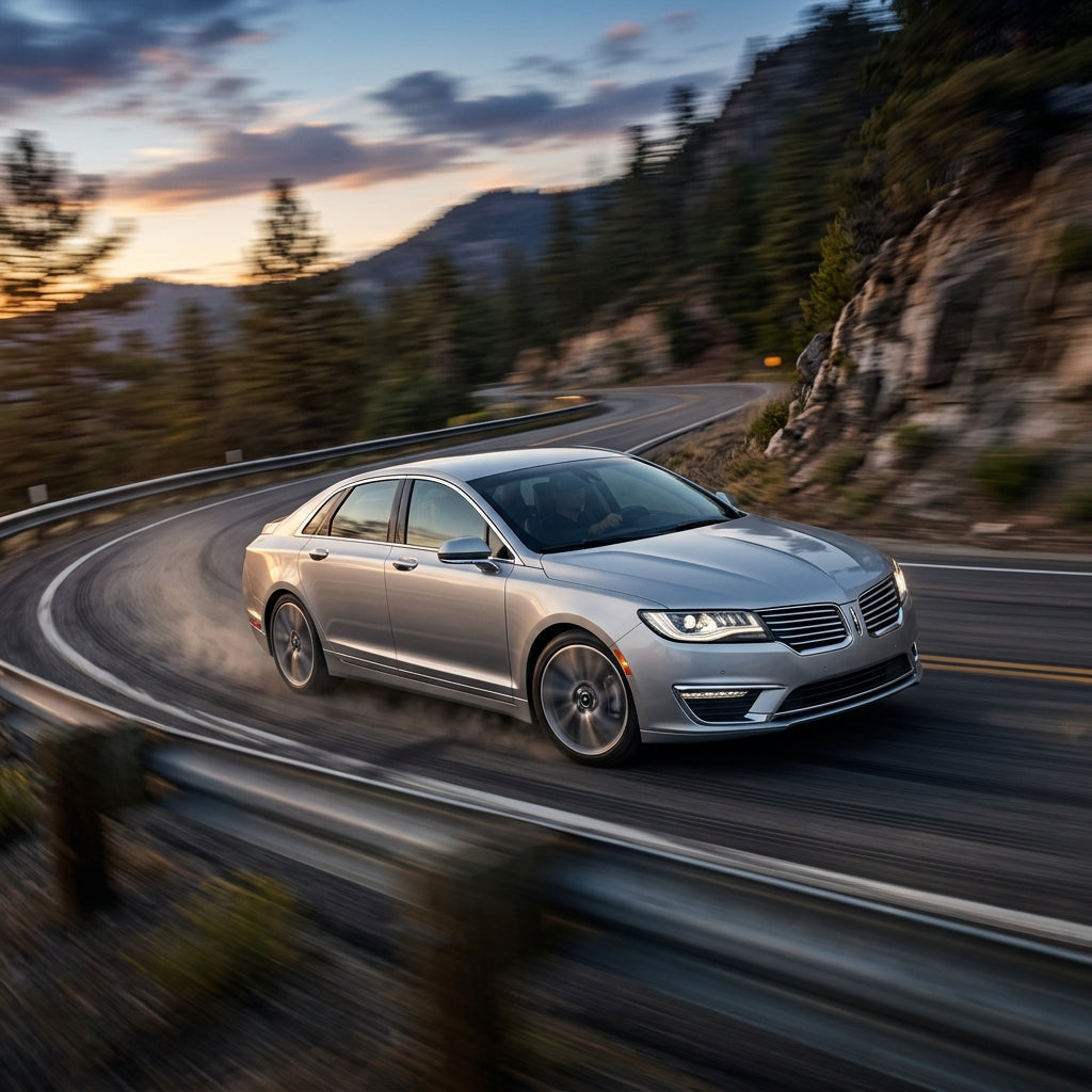 Action Shot: Lincoln MKS,MKZ Driving Fast