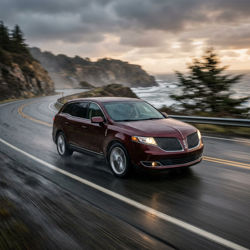 Action Shot: Lincoln MKT Driving Fast