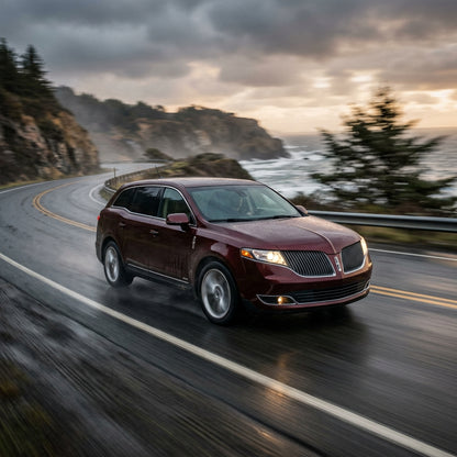 Action Shot: Lincoln MKT Driving Fast