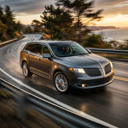 Action Shot: Lincoln MKT Driving Fast