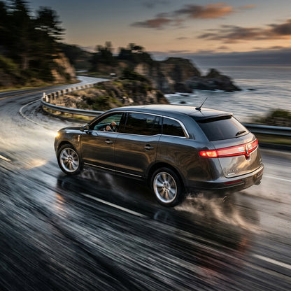 Action Shot: Lincoln MKT Driving Fast