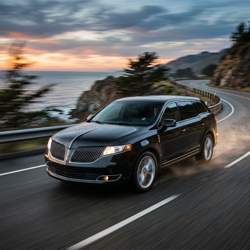 Action Shot: Lincoln MKT Driving Fast