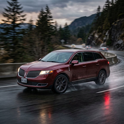 Action Shot: Lincoln MKT Driving Fast