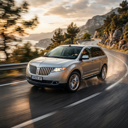 Action Shot: Lincoln MKX Driving Fast
