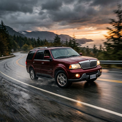 Action Shot: Lincoln Navigator Driving Fast