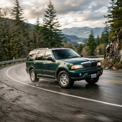 Action Shot: Lincoln Navigator Driving Fast