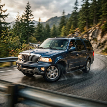 Action Shot: Lincoln Navigator Driving Fast