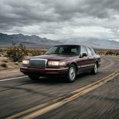 Action Shot: Lincoln Town Car