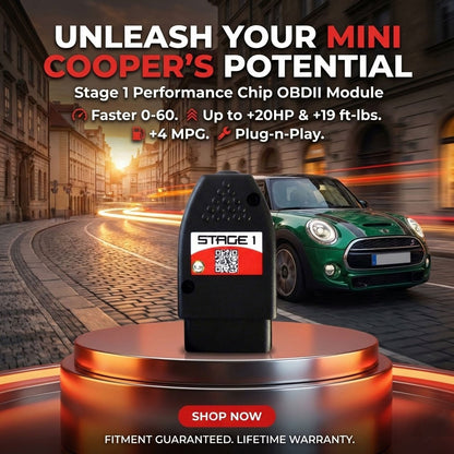 Stage 1 Performance Chip for Mini Cooper - Boost HP & Torque | OBD2 Plug & Play Module