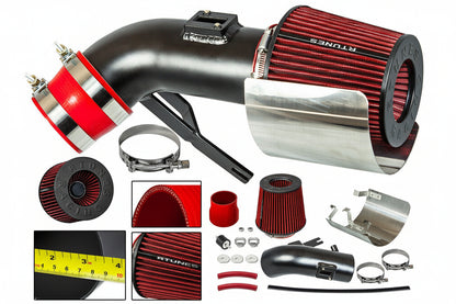 Performance Air Intake W/Heat Shield For Nissan Maxima (2009-2017) With 3.5L V6 Engine Red