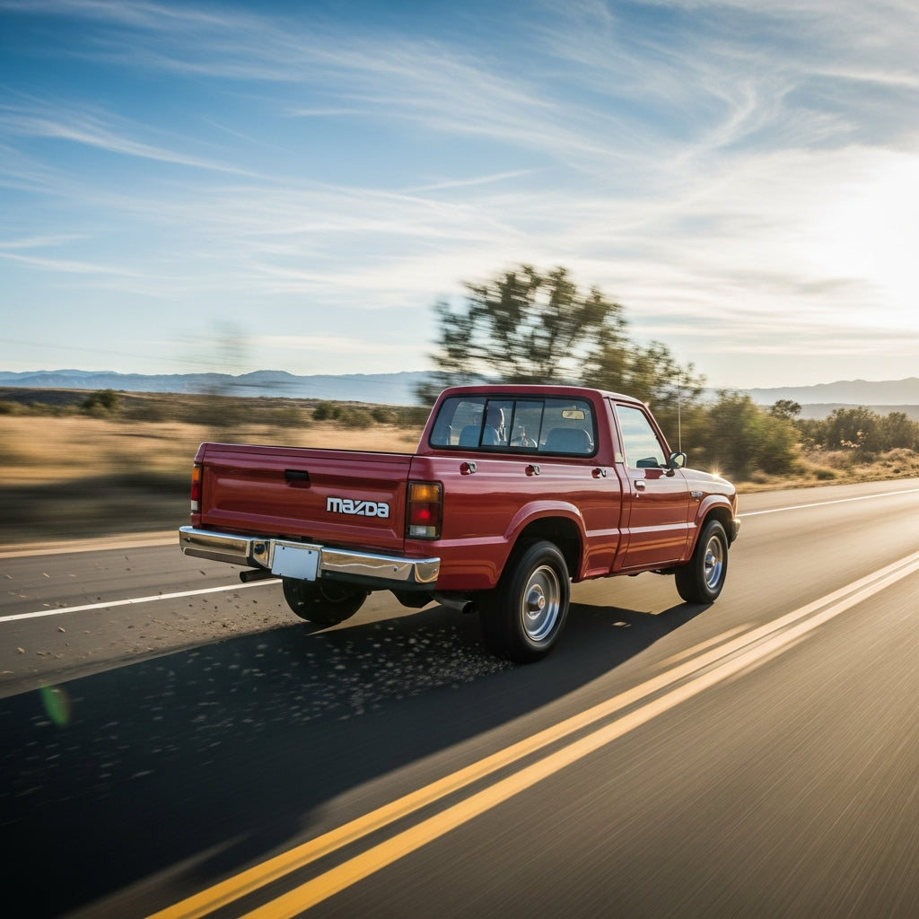 Action Shot: Mazda B-Series Driving