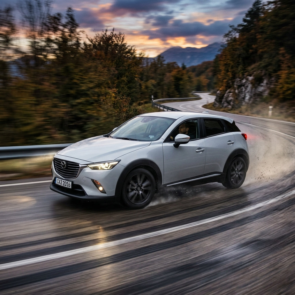 Action Shot: Mazda CX-3 Driving Fast