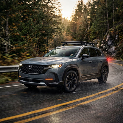 Action Shot: Mazda CX-50 Driving Fast