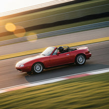 Action Shot: Mazda MX-5 Miata Driving Fast