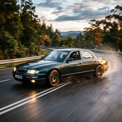 Action Shot: Mazda Millenia Driving Fast
