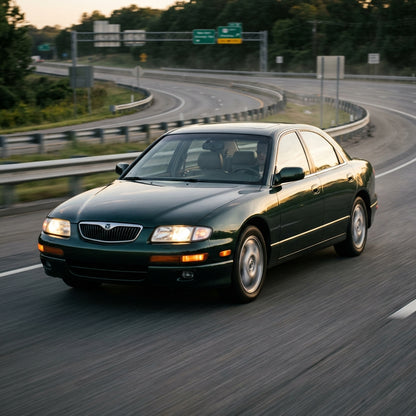 Action Shot: Mazda Millenia Driving Fast