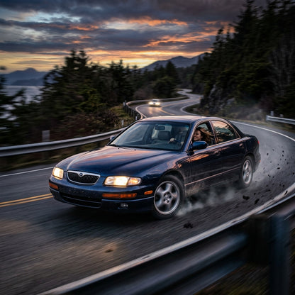 Action Shot: Mazda Millenia Driving Fast