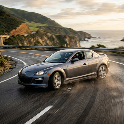 Action Shot: Mazda RX-8 Driving Fast