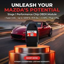 Stage 1 Performance Chip for Mazda - Boost HP & Torque | OBD2 Plug & Play Module
