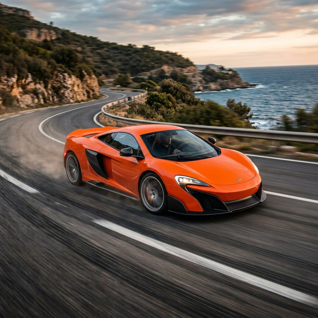 Action Shot: McLaren 12C,570S,650S,675LT Driving Fast