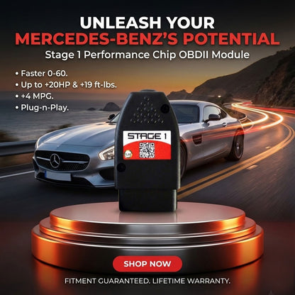 Stage 1 Performance Chip for Mercedes Benz - Boost HP & Torque | OBD2 Plug & Play Module